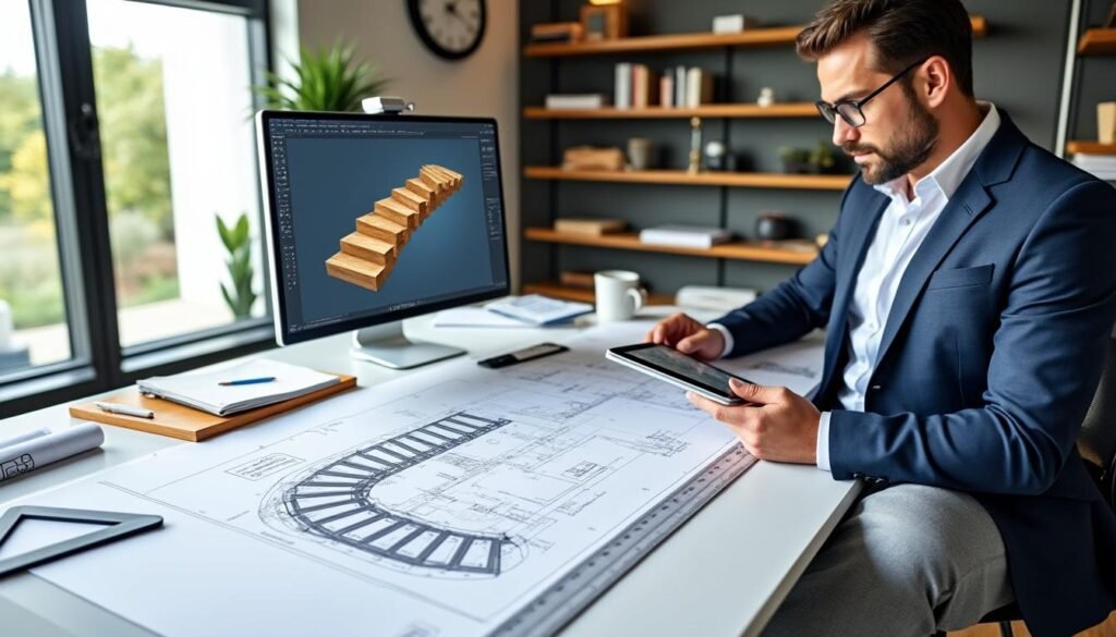 découvrez comment calculer facilement et avec précision un escalier quart tournant grâce à nos conseils pratiques et méthodes simples.