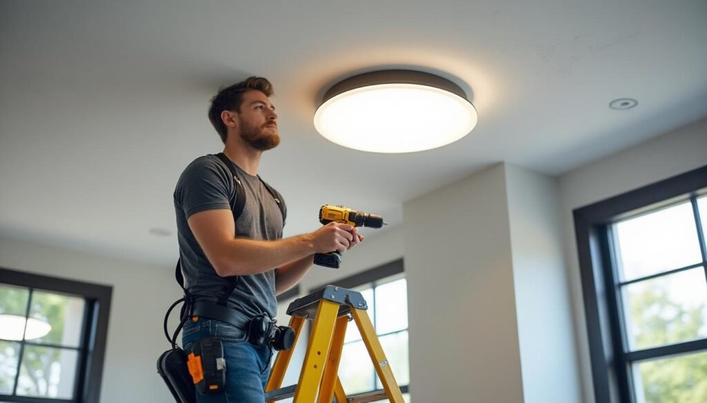 découvrez comment installer facilement une lampe au plafond sans arrivée électrique grâce à nos conseils simples et rapides, même sans compétences électriques.