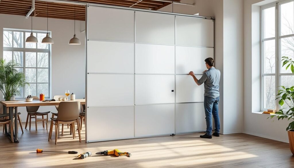 découvrez comment séparer une pièce en deux rapidement et facilement grâce à nos astuces simples pour installer une cloison.