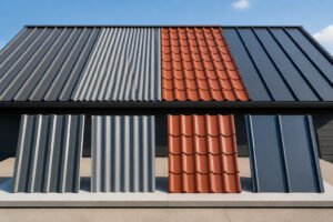 Bardage et toiture en acier diversite des profils